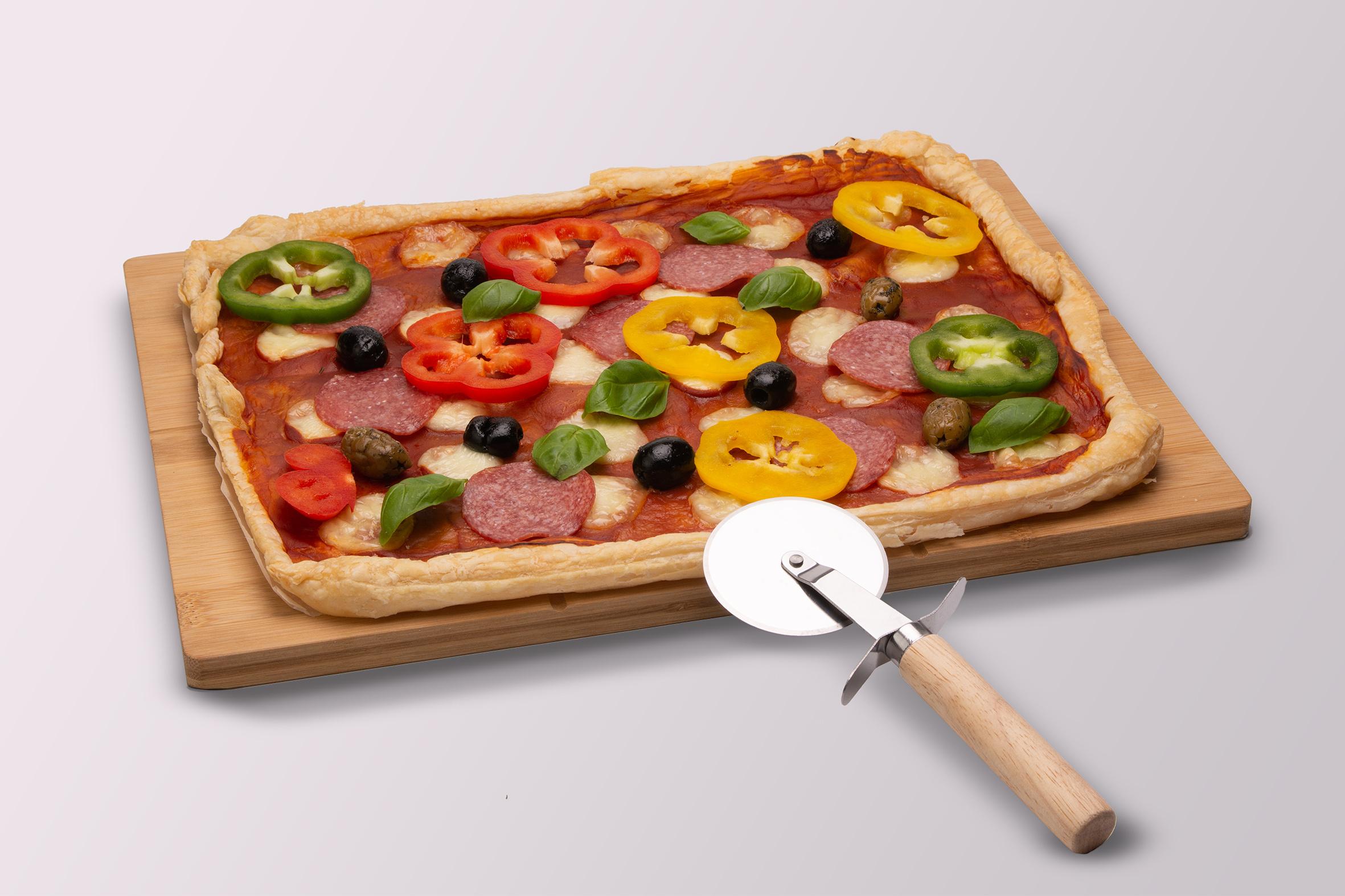 Produktbild MY HOME Pizzaschneidebrett inkl. Pizzaschneider 3 von 5