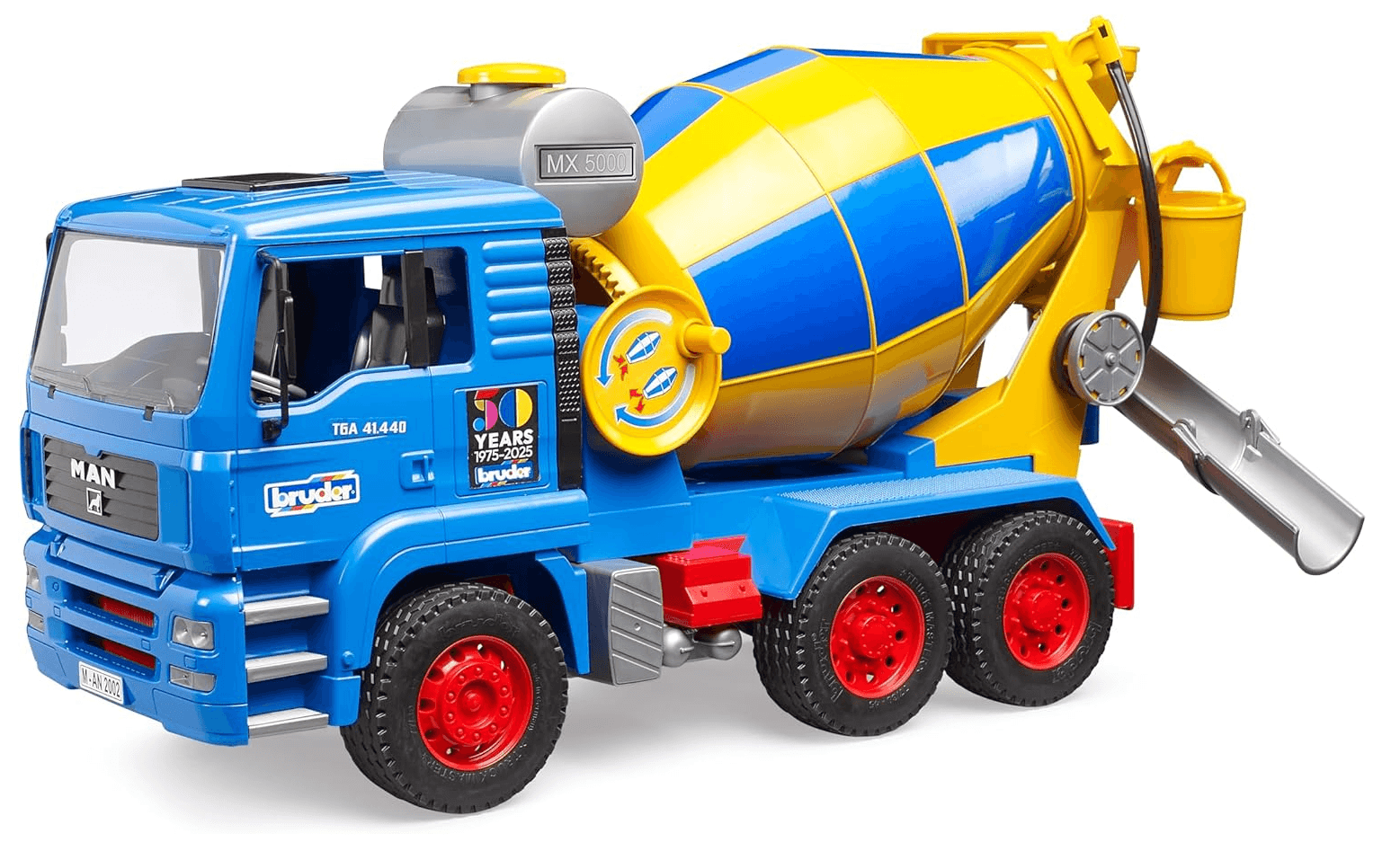 Produktbild BRUDER - MAN TGA Betonmisch-LKW – Baustellen-Action im Maßstab 1:16- 50 Jahre Jubiläumsedition 7 von 7