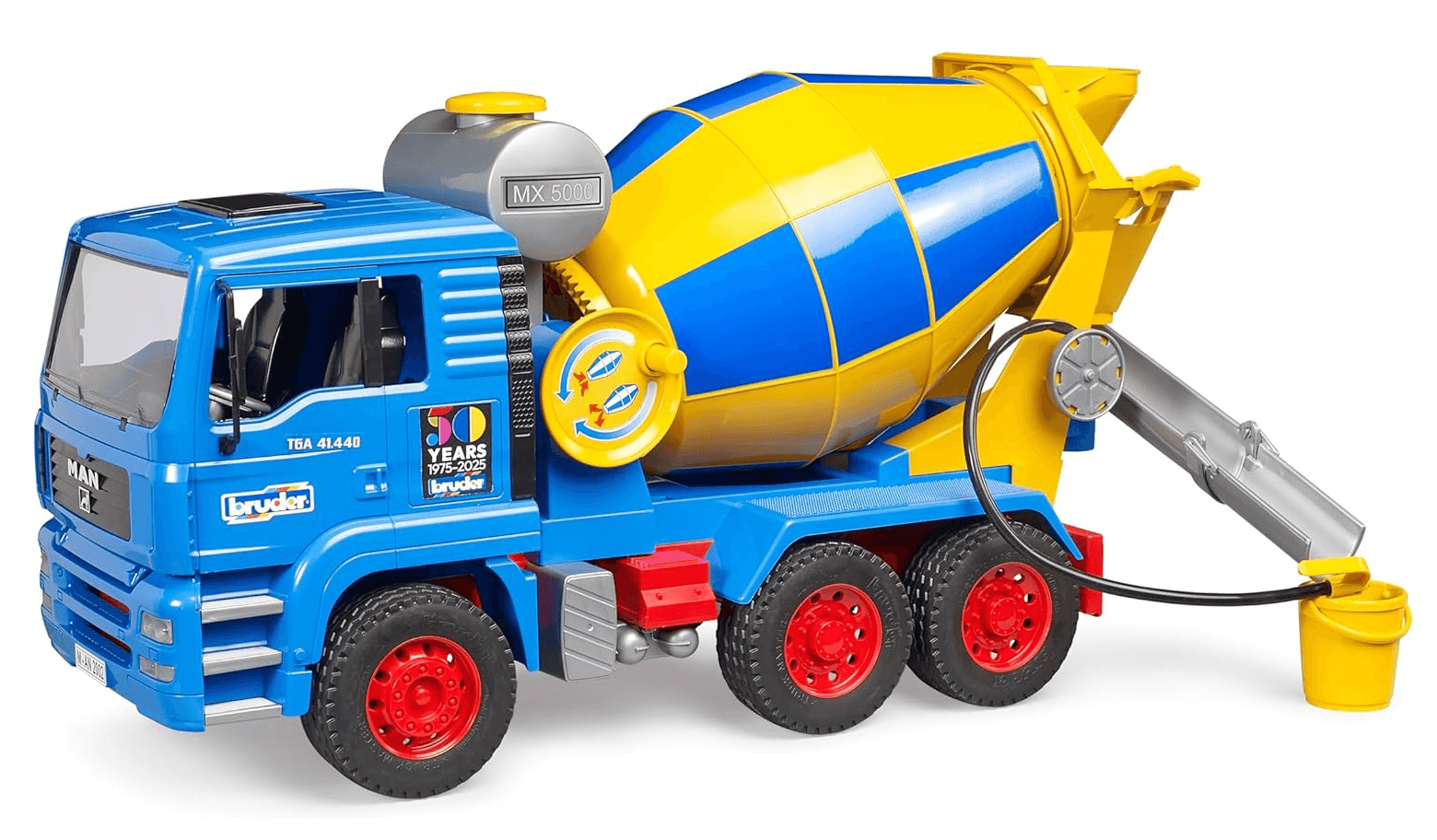 Produktbild BRUDER - MAN TGA Betonmisch-LKW – Baustellen-Action im Maßstab 1:16- 50 Jahre Jubiläumsedition 6 von 7