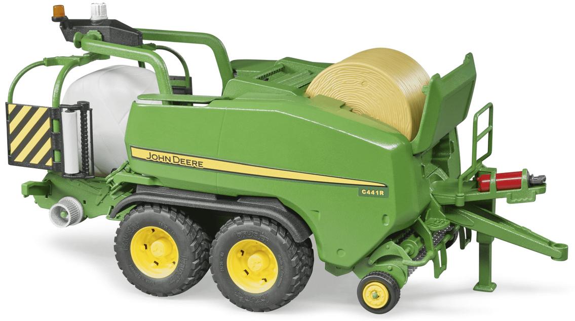 BRUDER - John Deere Rundballen-Presswickelkombination C441R 02032