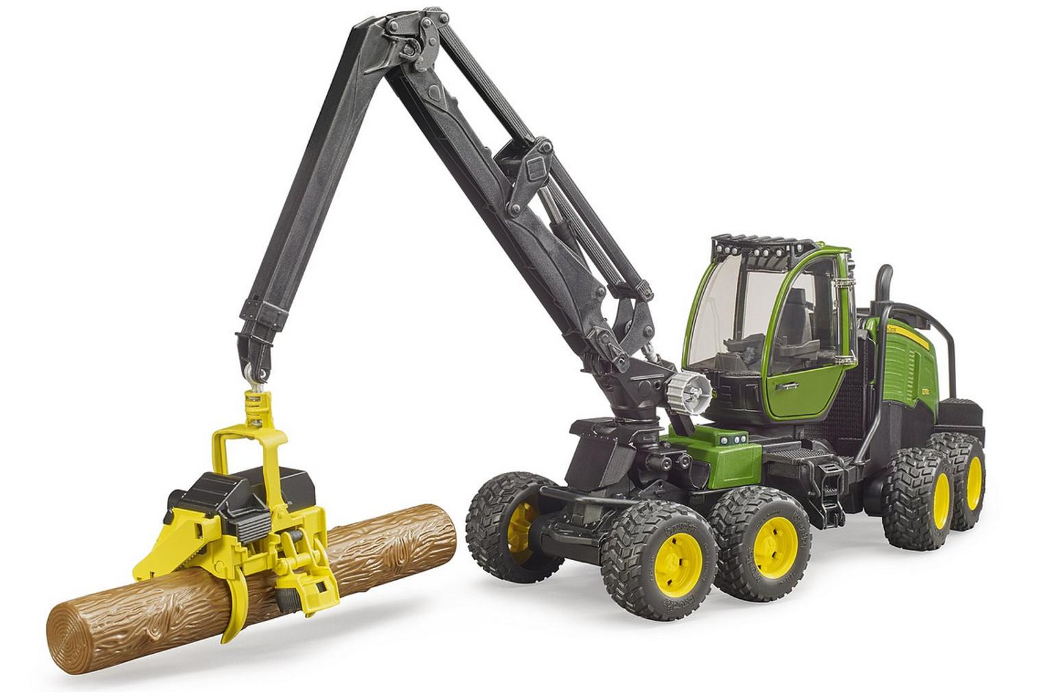 Produktbild BRUDER - John Deere 1270G Harvester mit 1 Baumstamm 02135 3 von 5