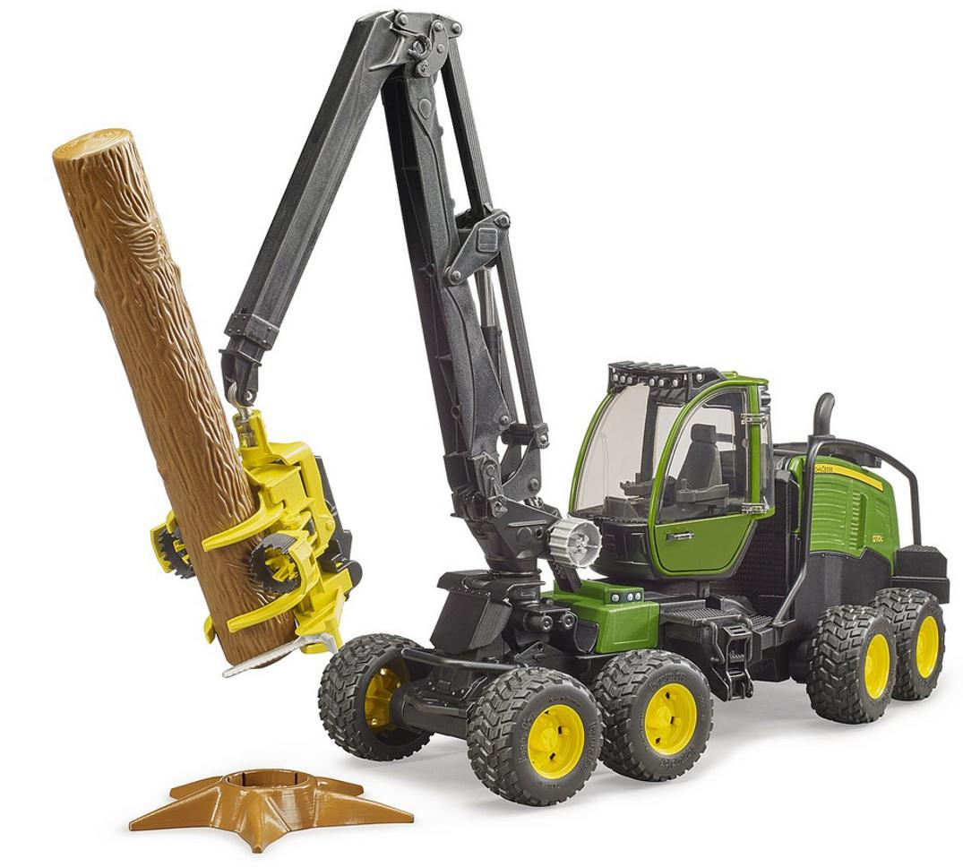 Produktbild BRUDER - John Deere 1270G Harvester mit 1 Baumstamm 02135 4 von 5