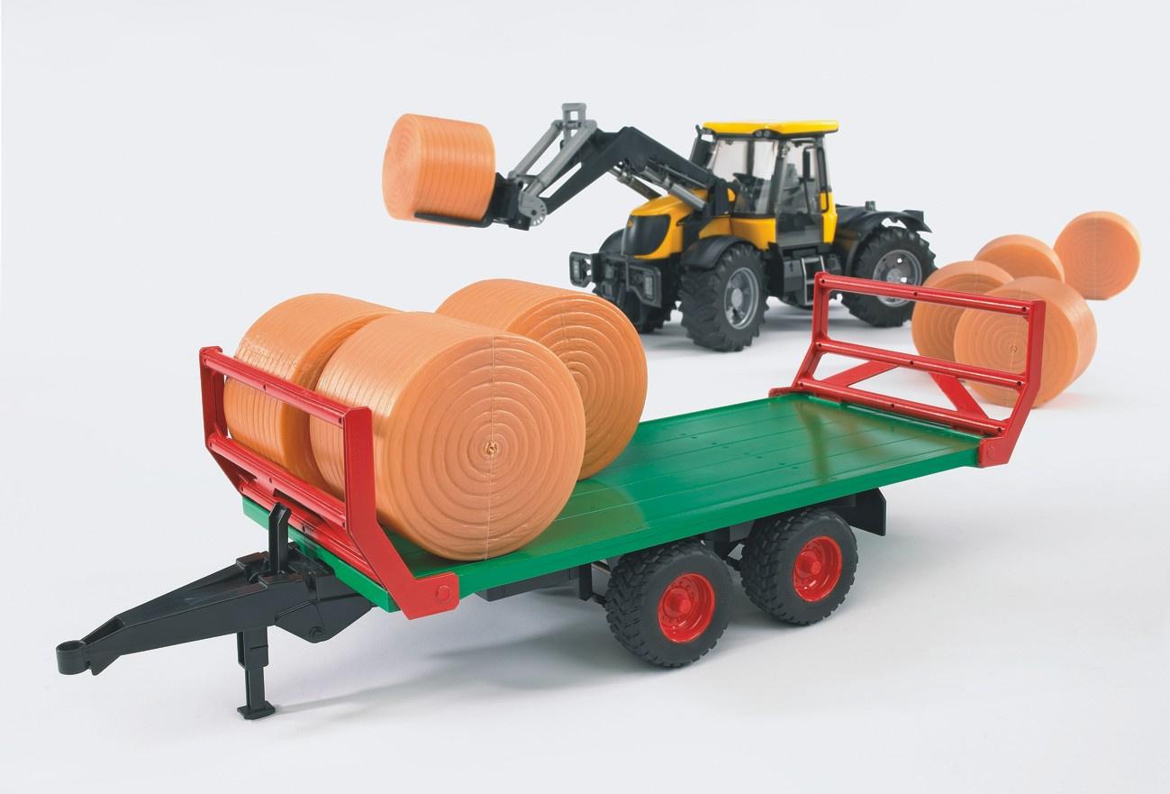 Produktbild BRUDER - Ballentransportanhänger mit 8 Rundballen 02220 2 von 4