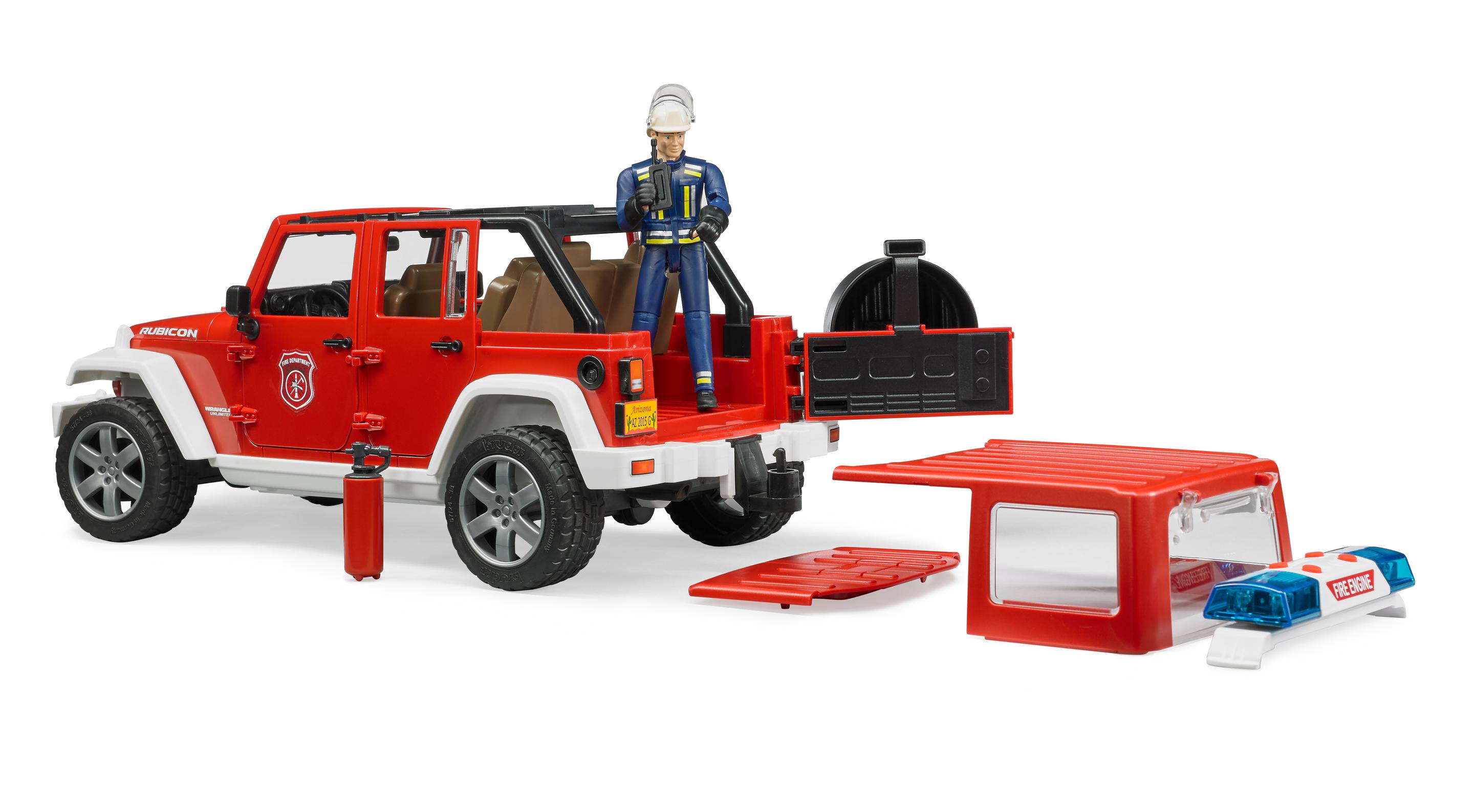 Produktbild BRUDER - Jeep Wrangler Feuerwehr 02528 2 von 4