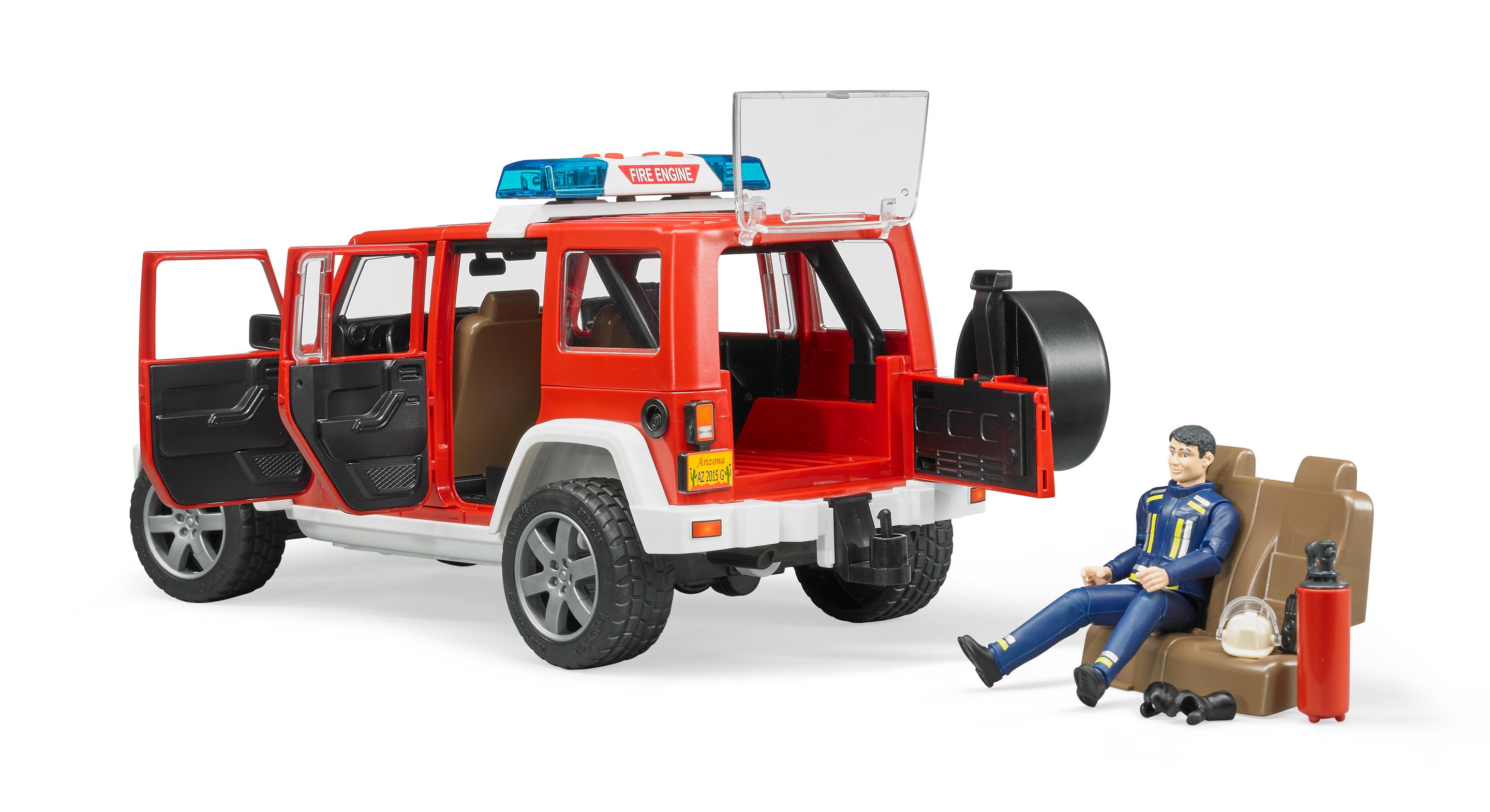 Produktbild BRUDER - Jeep Wrangler Feuerwehr 02528 3 von 4