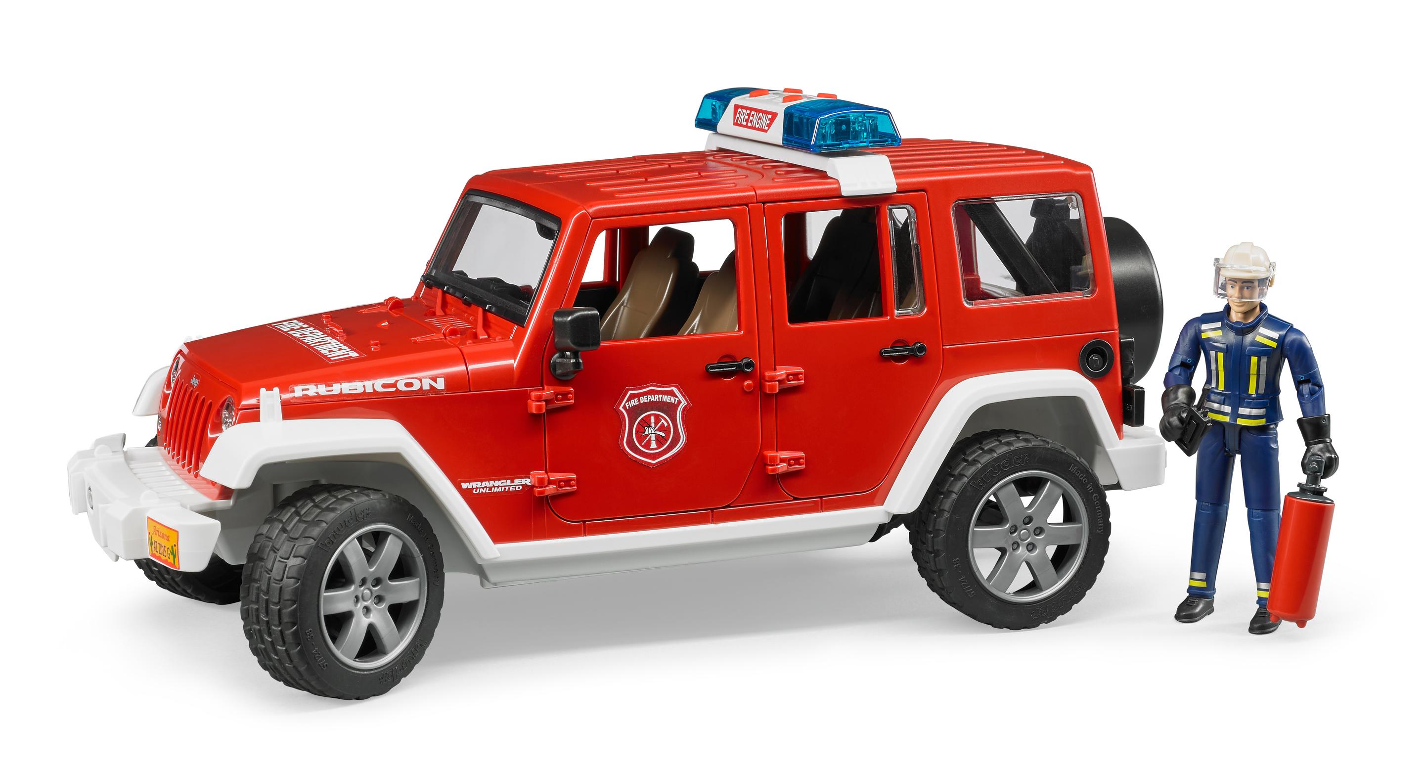 BRUDER - Jeep Wrangler Feuerwehr 02528