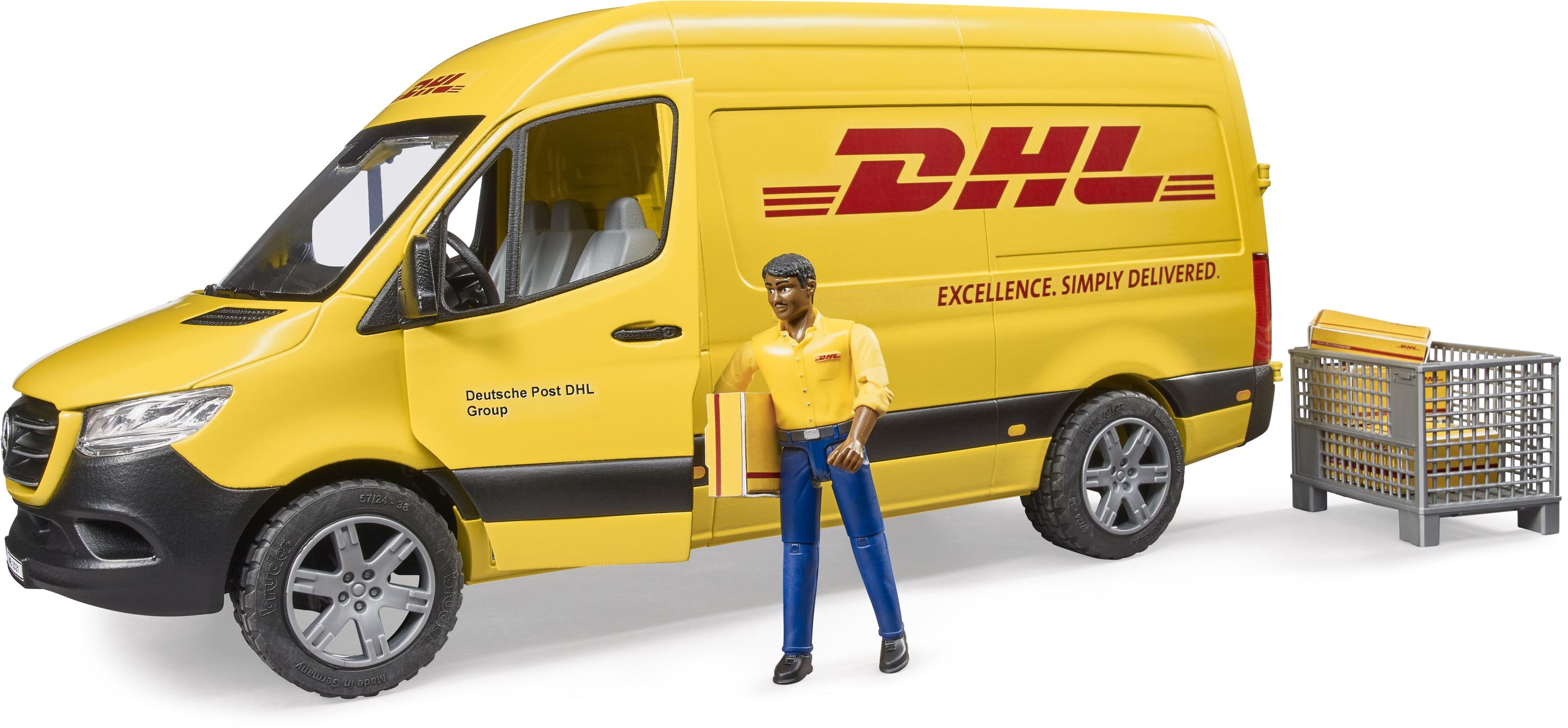 Produktbild BRUDER - MB Sprinter DHL mit Fahrer 02671 3 von 5