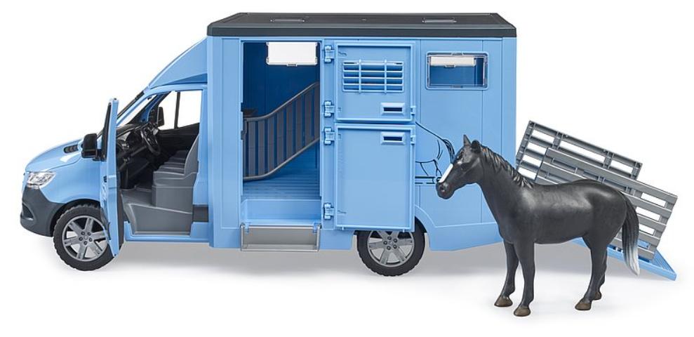 Produktbild BRUDER - MB Sprinter Tiertransporter mit 1 Pferd 02674 2 von 5