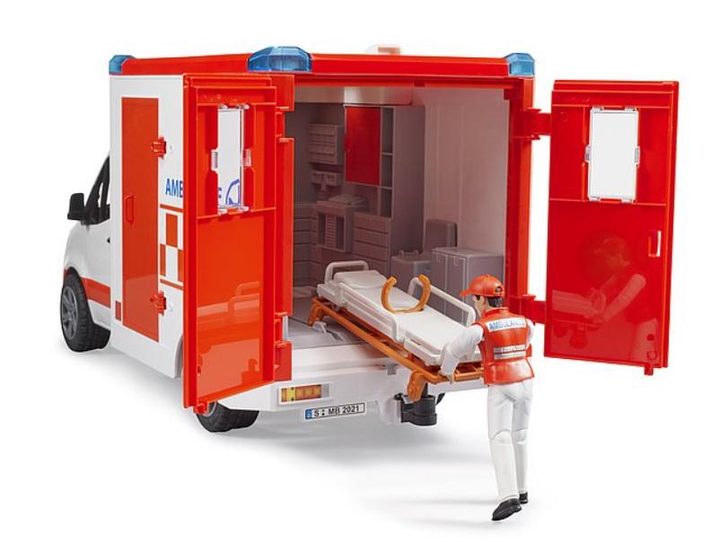 Produktbild BRUDER - MB Sprinter Ambulanz mit Fahrer 02676 5 von 5