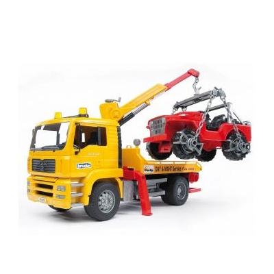 Produktbild BRUDER - MAN TGA Abschlepp-LKW mit Geländewagen 02750 2 von 2