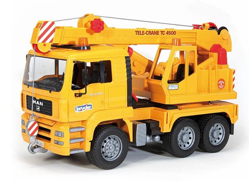 BRUDER - MAN TGA Kran-LKW (ohne Light and Sound Modul)