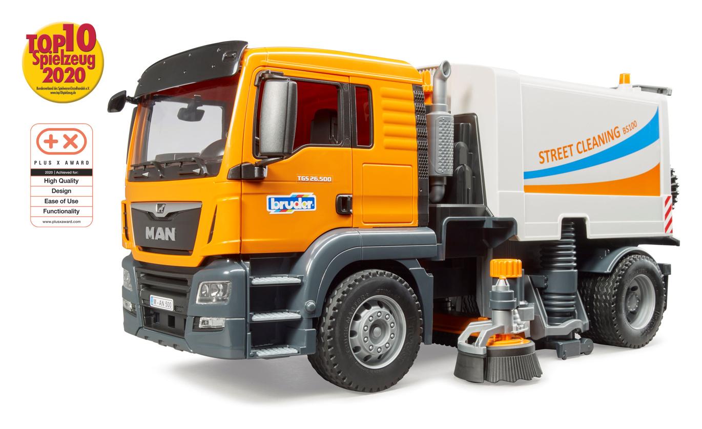 BRUDER - MAN TGS LKW Straßenreinigung 03780