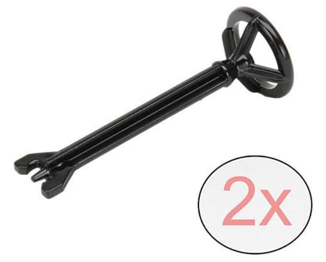 Produktbild BRUDER - 2 Zusatzlenksäulen 45001 2 von 3
