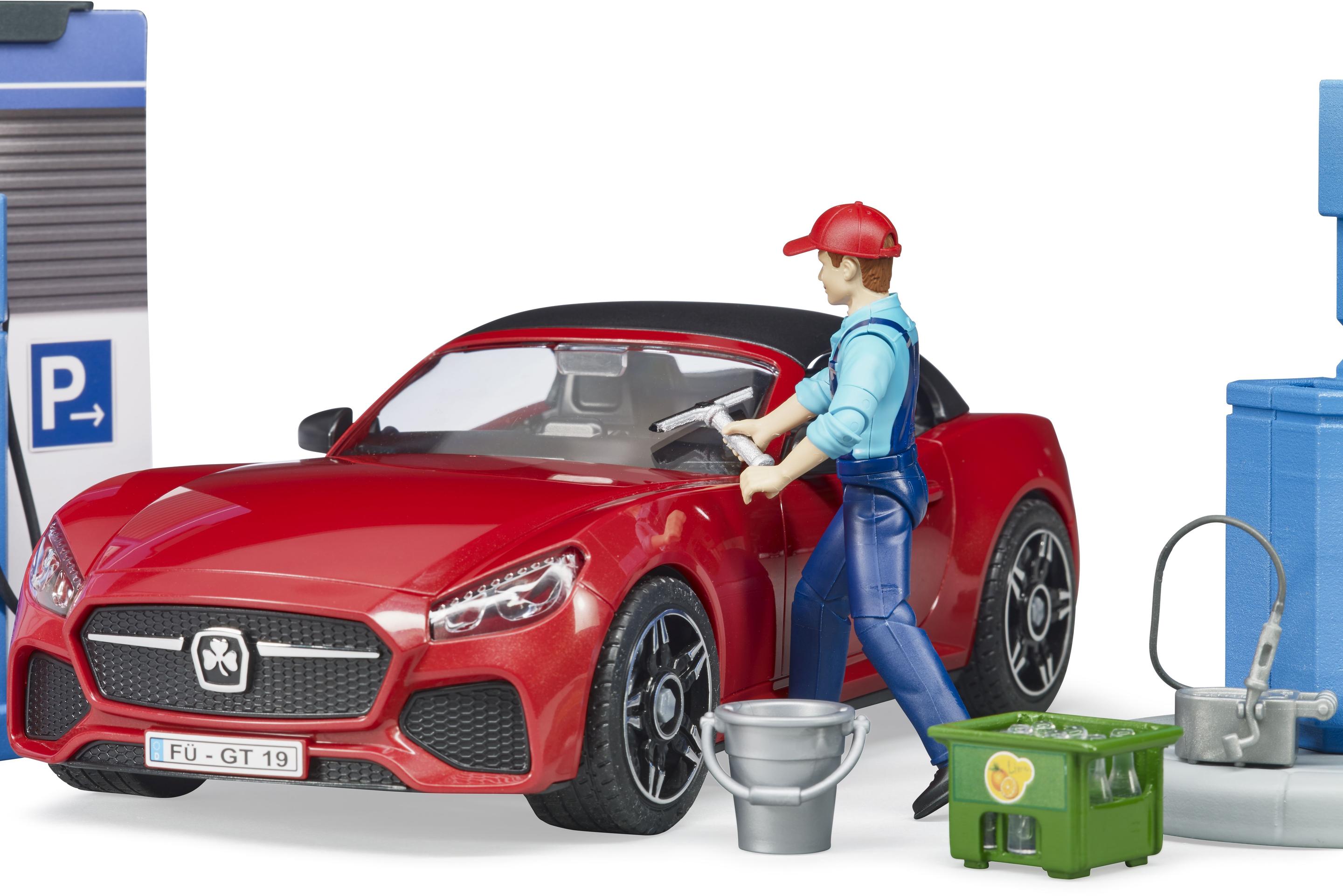 Produktbild BRUDER - bworld Tankstelle mit Waschplatz 62111 9 von 9