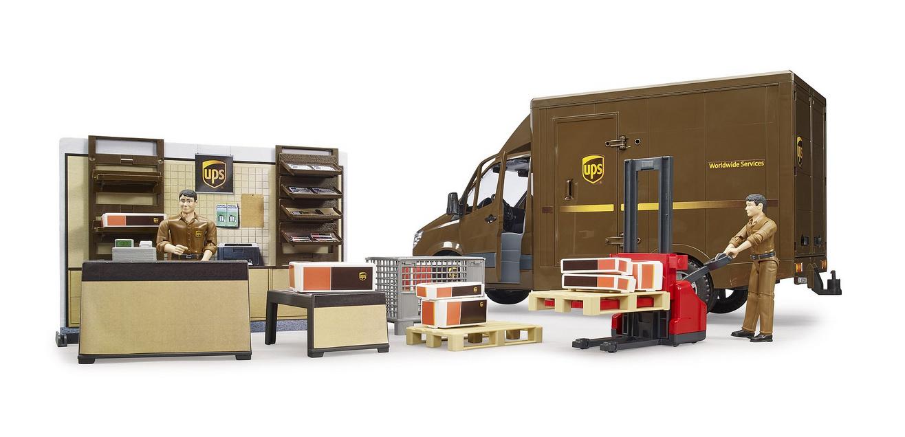 Produktbild BRUDER - bworld UPS Paketshop 62250 2 von 4