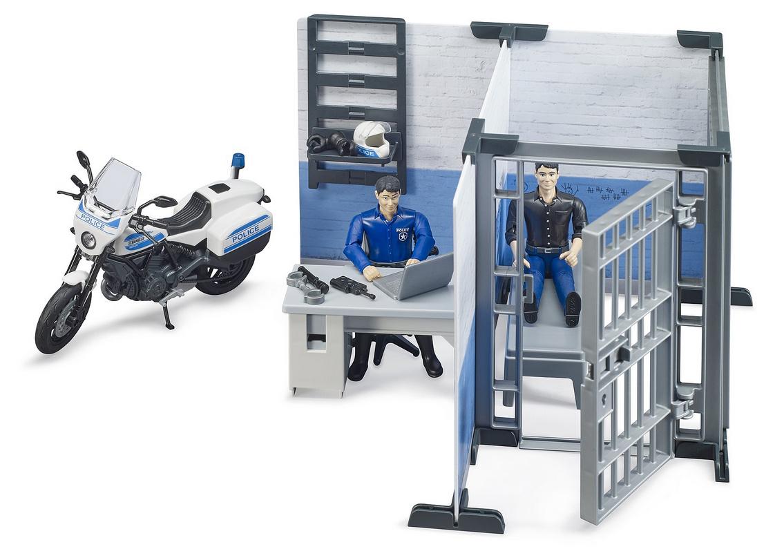 Produktbild BRUDER - bworld Polizeistation mit Polizeimotorrad 62732 5 von 5