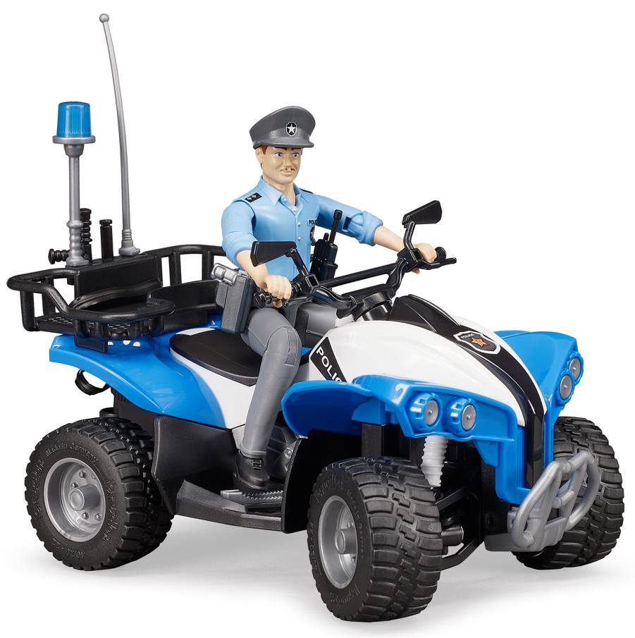 Produktbild BRUDER - Polizei-Quad mit Polizist und Ausstattung 63010 3 von 3