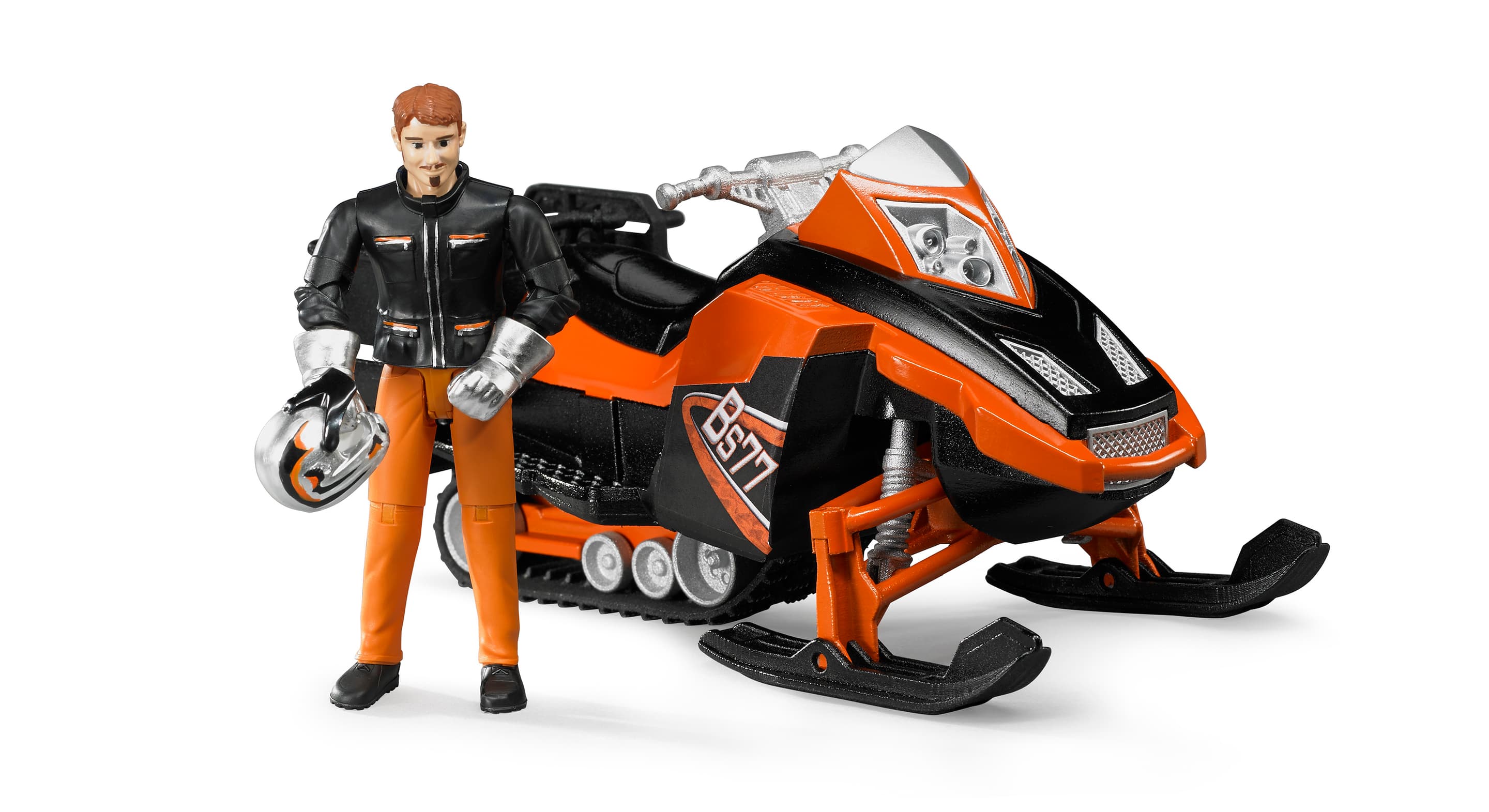 Produktbild BRUDER - Snowmobil mit Fahrer und Ausstattung 63101 3 von 3