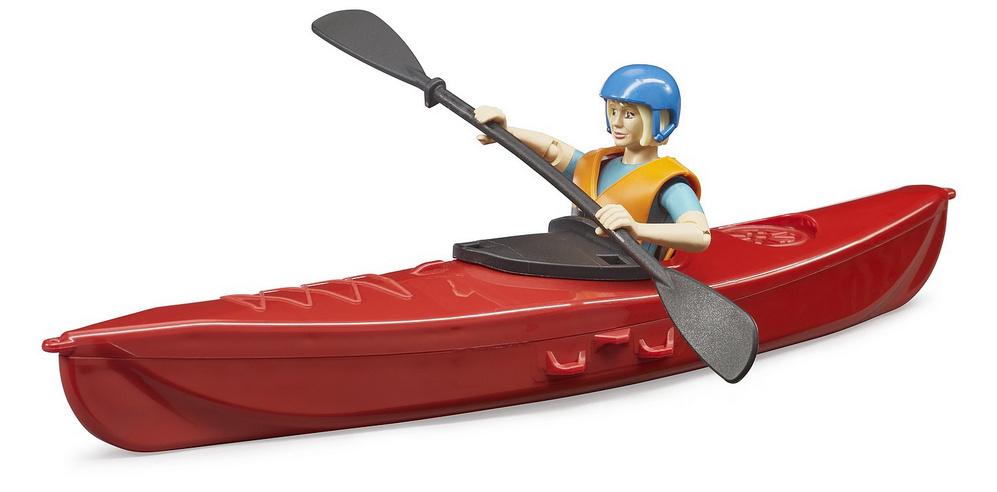 BRUDER - bworld Kajak mit Figur 63155