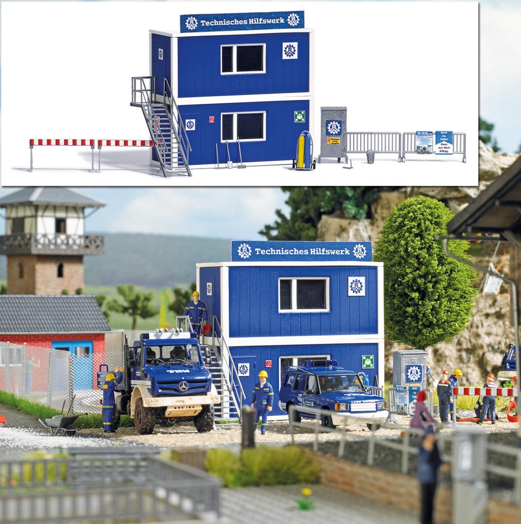 BUSCH 1029 H0 - THW Container Set H0