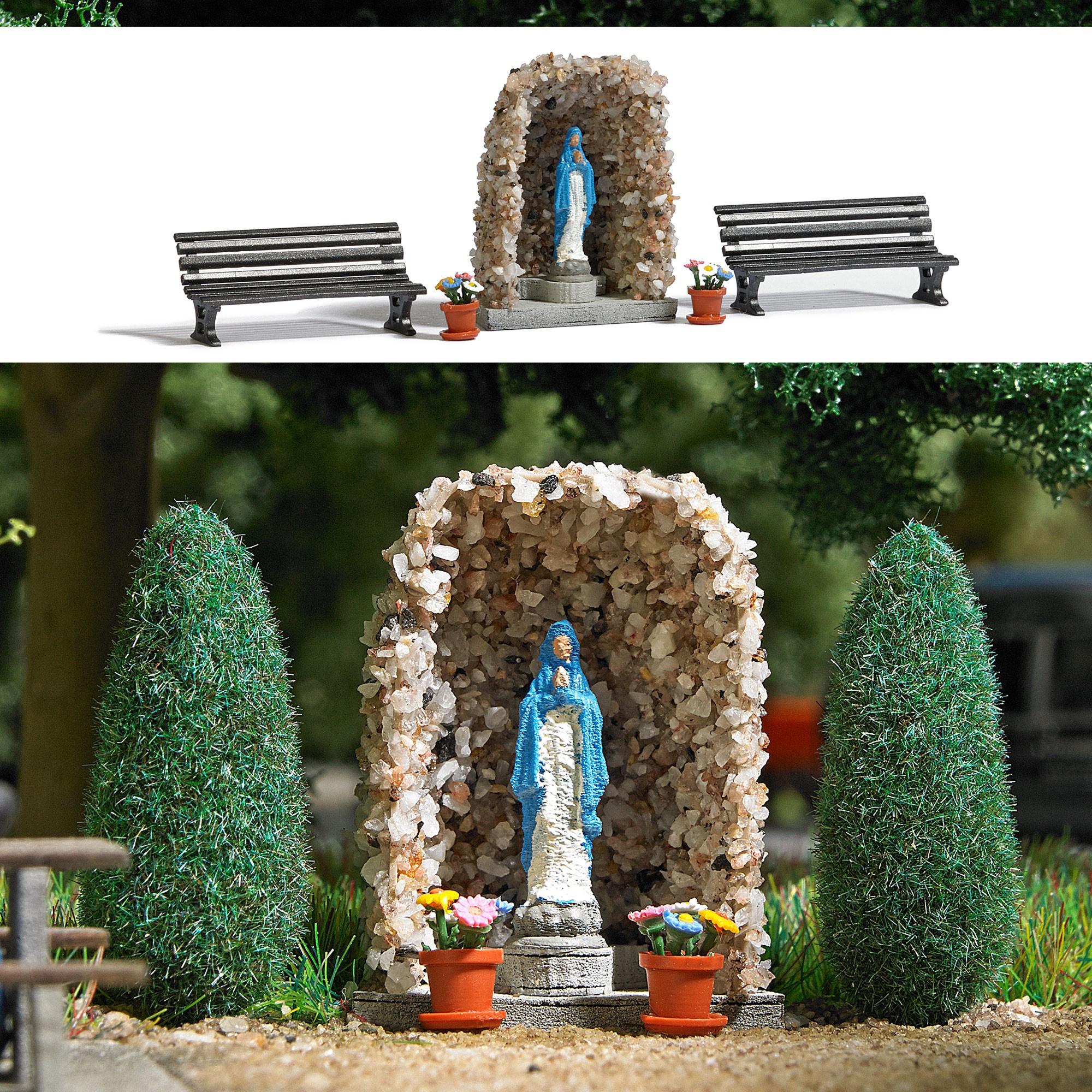 Produktbild BUSCH 1095 H0 - Lourdesgrotte 2 von 2