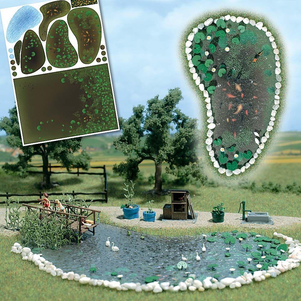 Produktbild BUSCH 1210 H0 - Gartenteich-Set 2 von 2