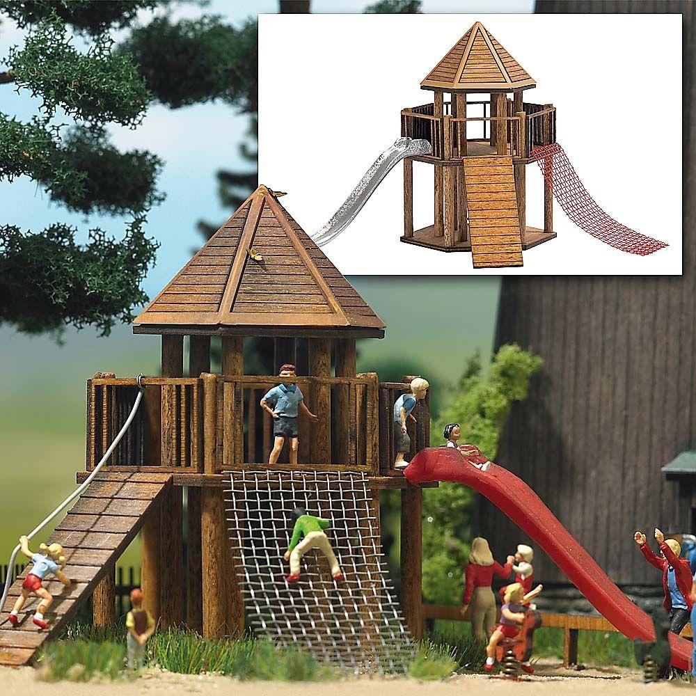 BUSCH 1487 H0 HOLZ - Spielburg