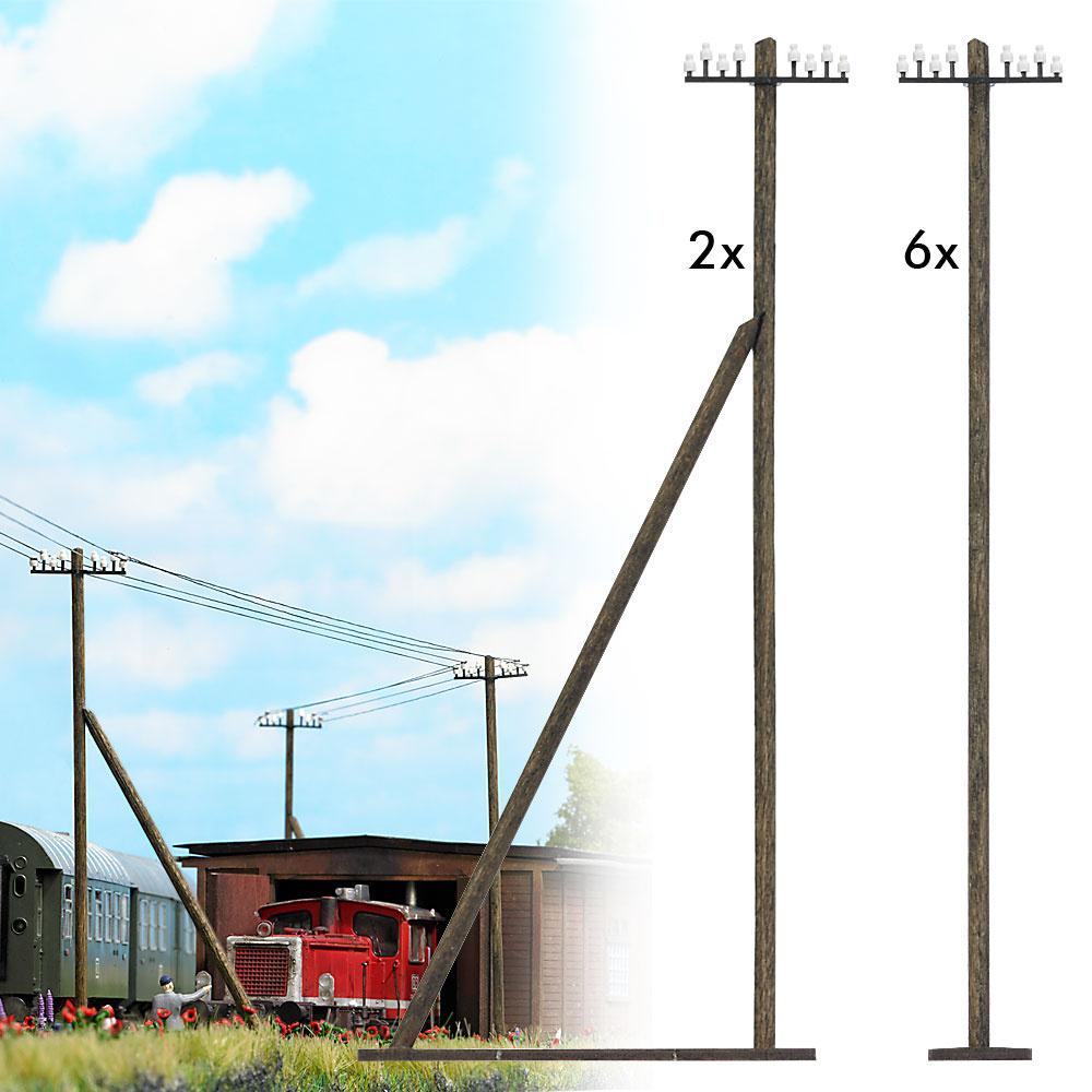 BUSCH 1499 H0 - Telegrafenmasten