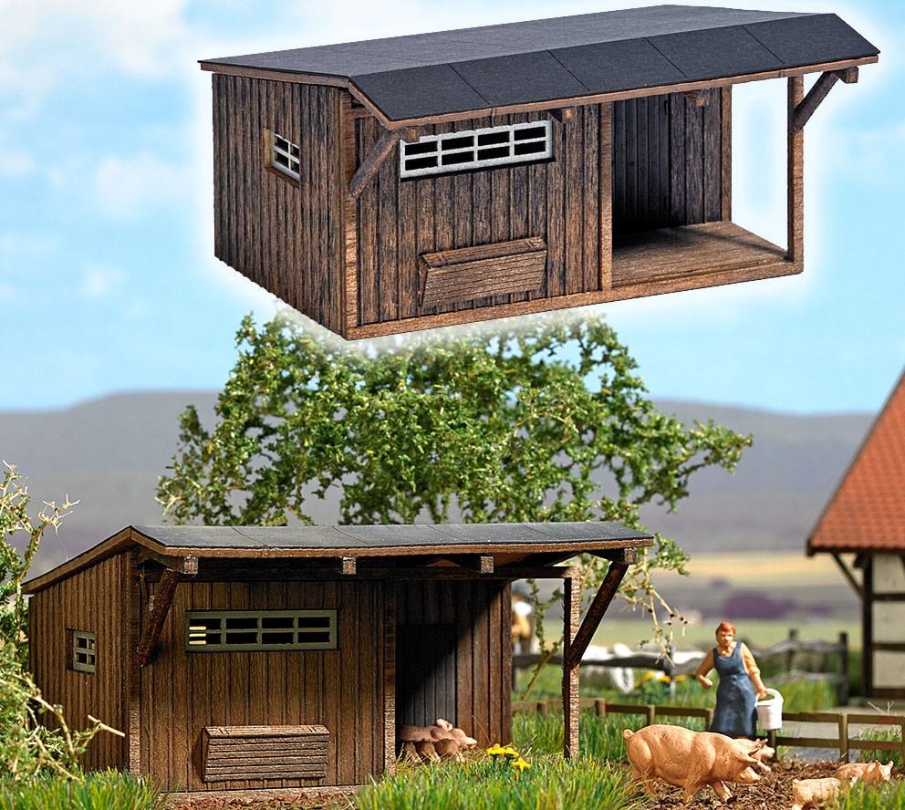 BUSCH 1518 H0 - Schweinestall