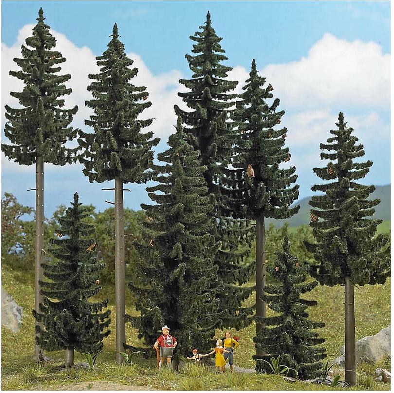 BUSCH 6391 H0 - Fichten-Wald