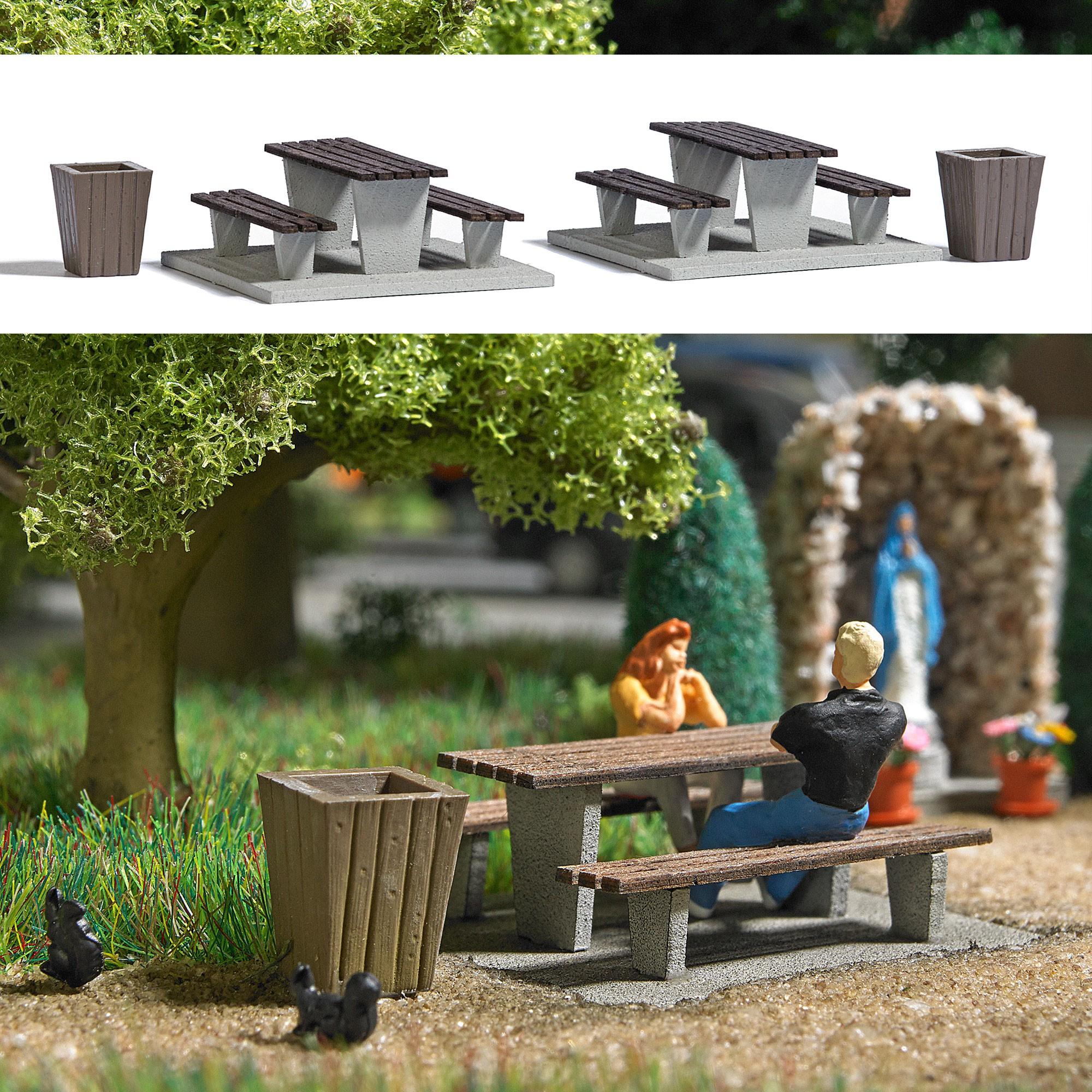 Produktbild BUSCH 7729 H0 - Mini-Welt »Rastplatz« 2 von 2