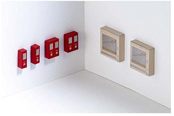 BUSCH 7780 H0 - Automaten-Set Ausgestaltungszubehör
