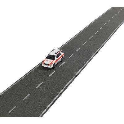 BUSCH 9708 H0 - BUSCH Modellspielwaren - Straße mit Automodell