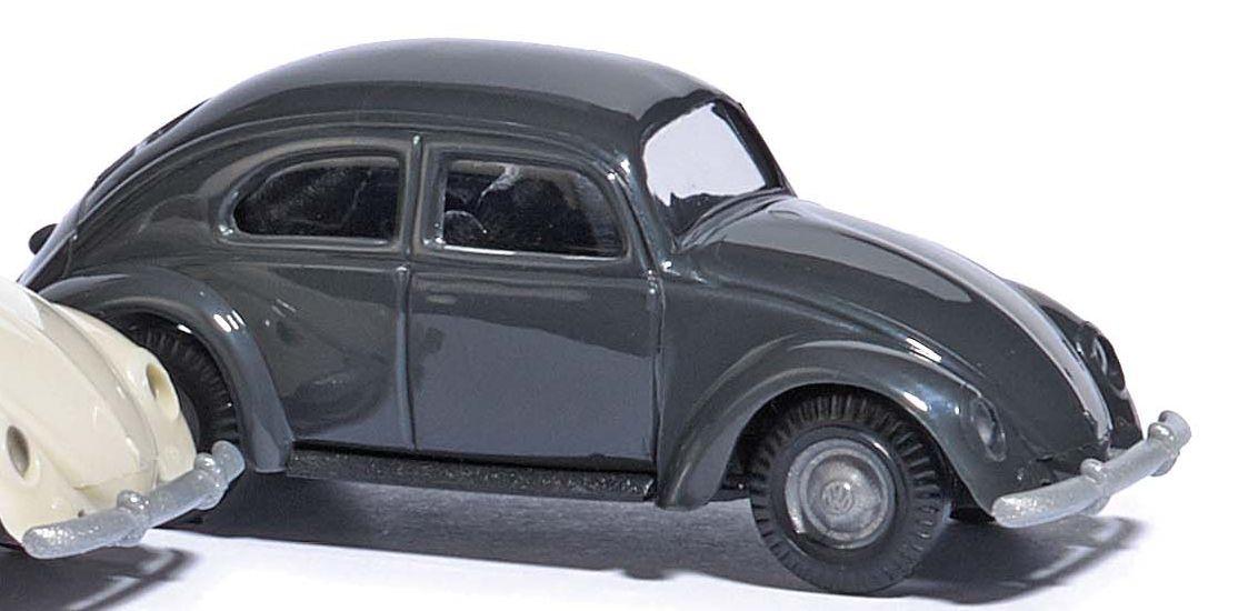 BUSCH 89131 -  VW Käfer mit Brezelfenster 1951, Dunkelgrau 1:87