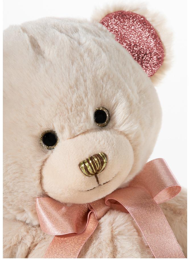 Produktbild Heunec - Friends4ever - Pearlie Bär"Taupie"mit rosé Schleife Teddy 23cm 2 von 2