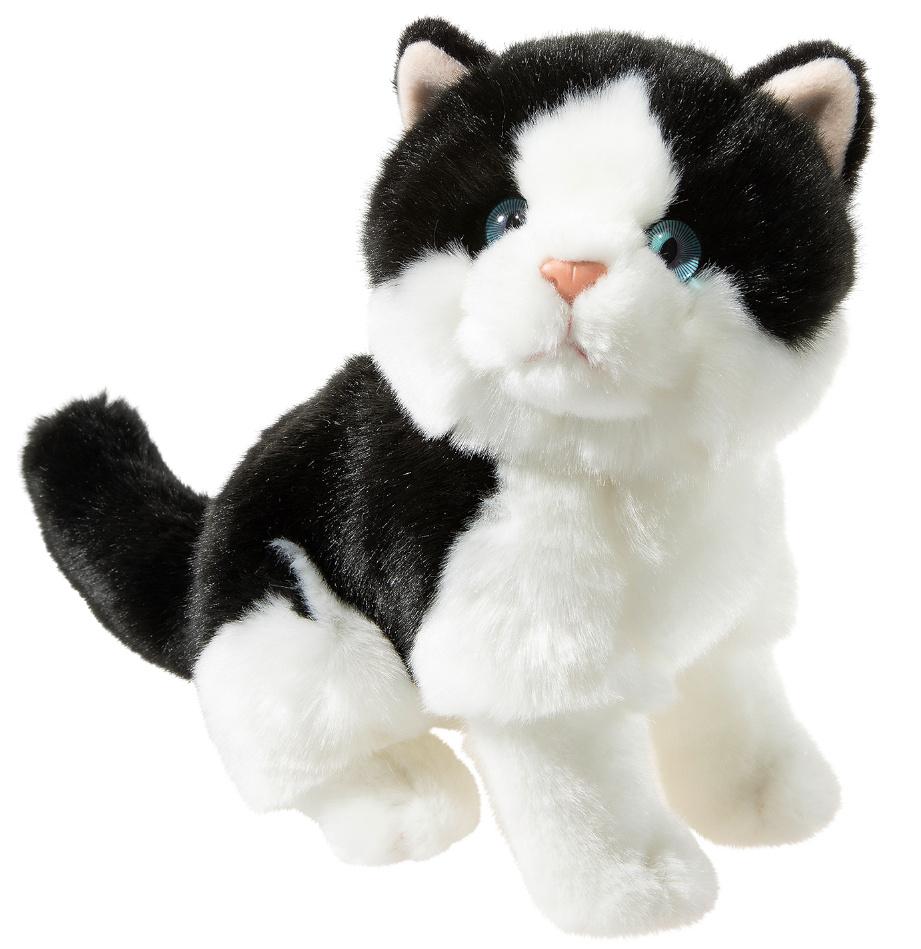 Heunec - Misanimo - Katze schwarz-weiß sitzend 24cm