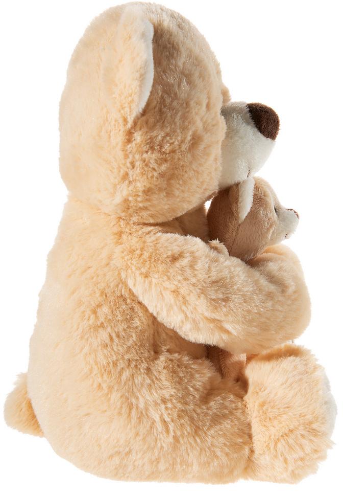 Produktbild Heunec - Misanimo Bär mit Baby in beige / hellbraun Teddy 25cm Plüschfigur 2 von 2