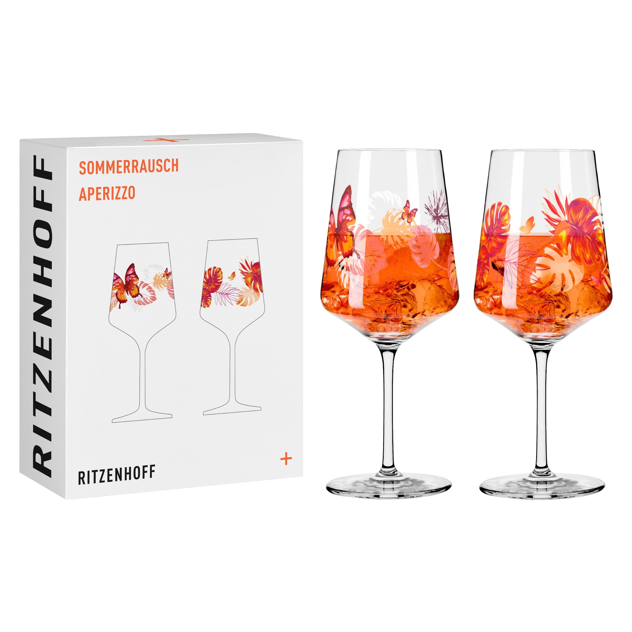 RITZENHOFF Sommerrausch Aperitifglas Set #27 #28 von C. Kordes F24