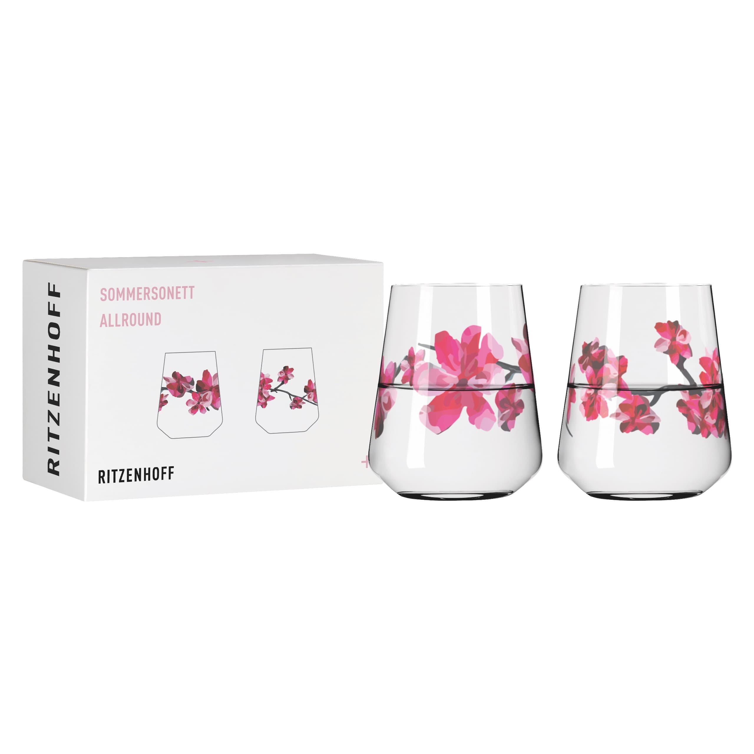 RITZENHOFF Sommersonett Aperitifglas Set #3 #4 von A. Vasconcelos F25