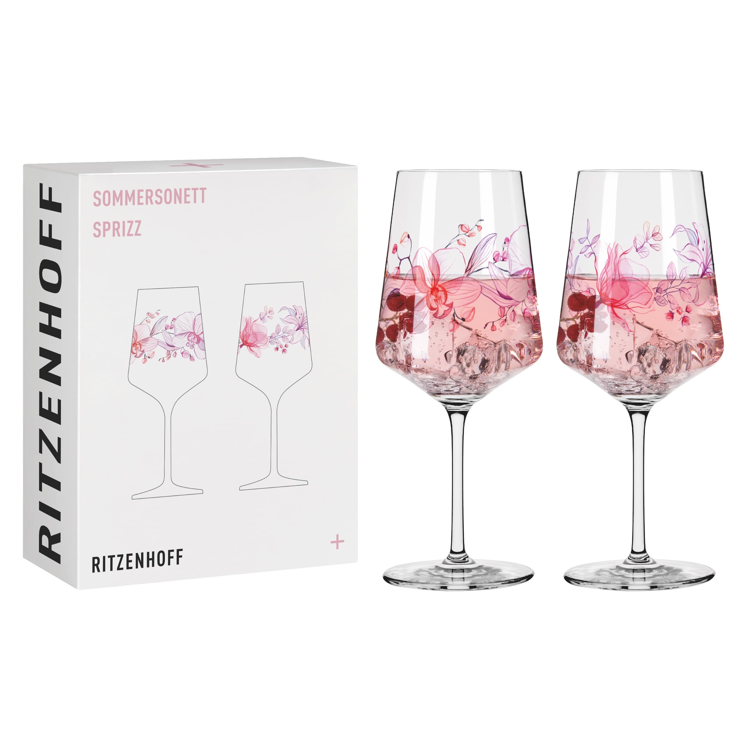 RITZENHOFF Sommersonett Aperitifglas Set #19 #20 von O. Koelsch F25