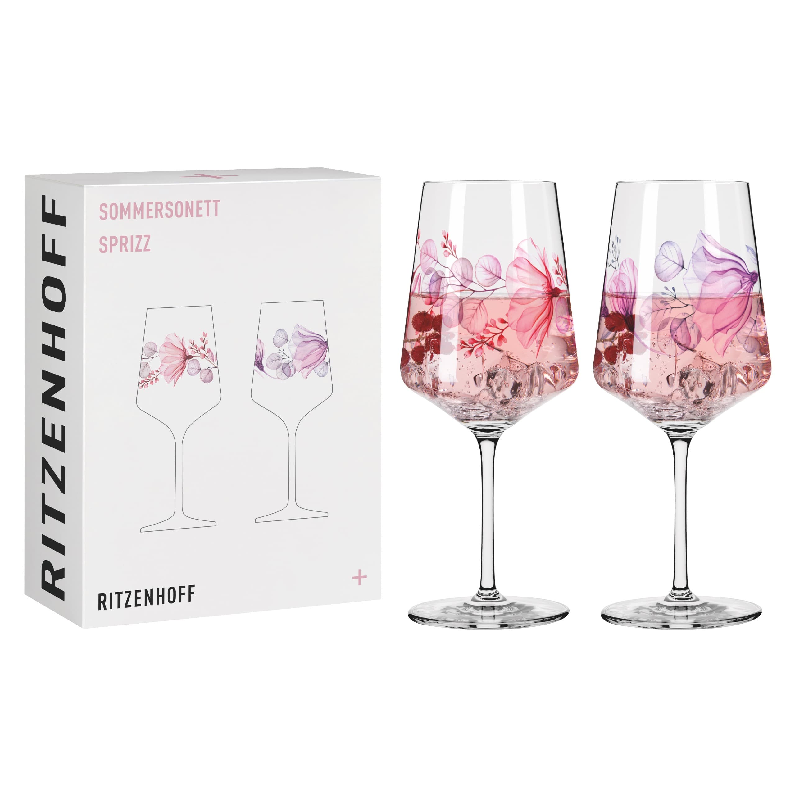 RITZENHOFF Sommersonett Aperitifglas Set #21 #22 von K. Kolberg F25