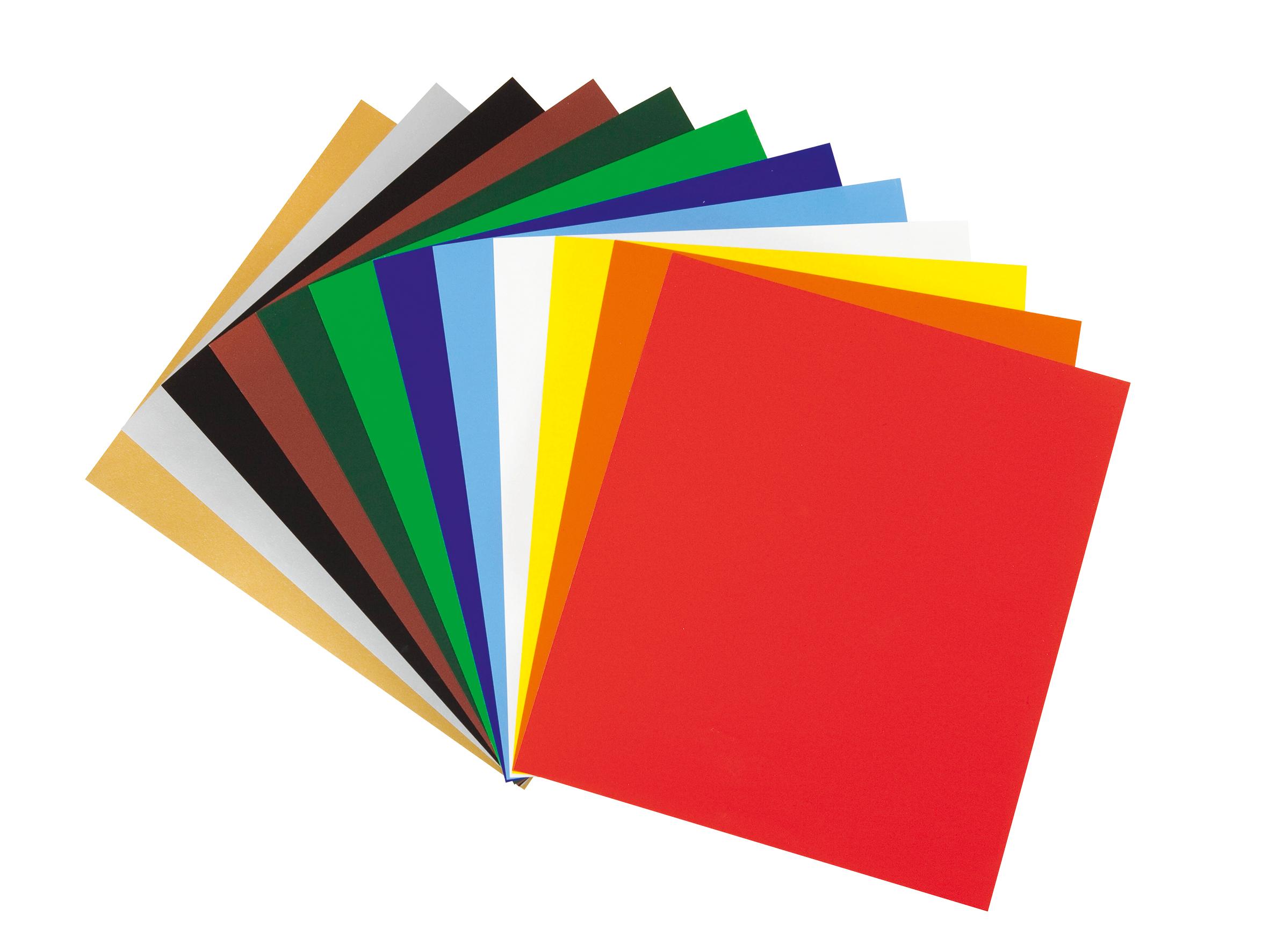 Produktbild folia Buntpapierheft gummiert 23 x 25cm farblich sortiert 4 von 5