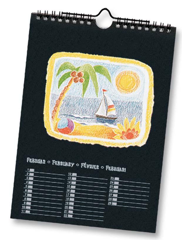 Produktbild folia Dauerkalender mit Spiralbindung 2 von 2