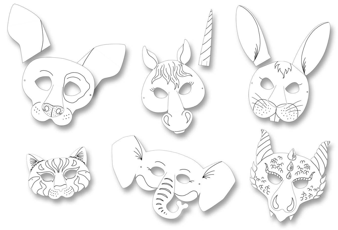 Produktbild folia Kindermasken Tiermotive 2 von 3
