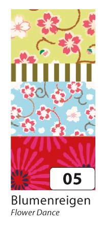 Produktbild folia Washi-Tape Blumenreigen 4er-Set 2 von 2