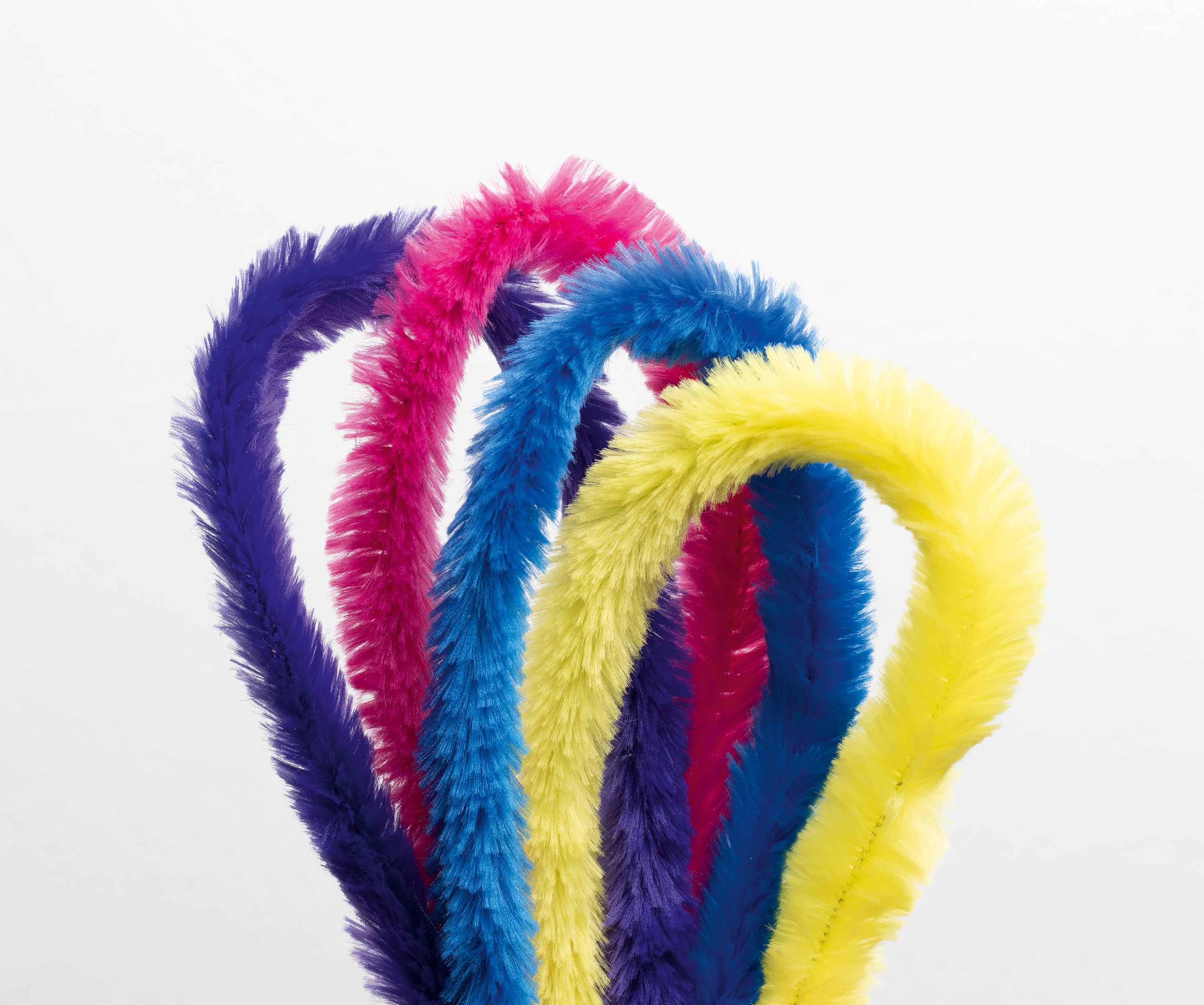 Produktbild folia Chenilledraht 20mm x 50cm farblich sortiert 3 von 5