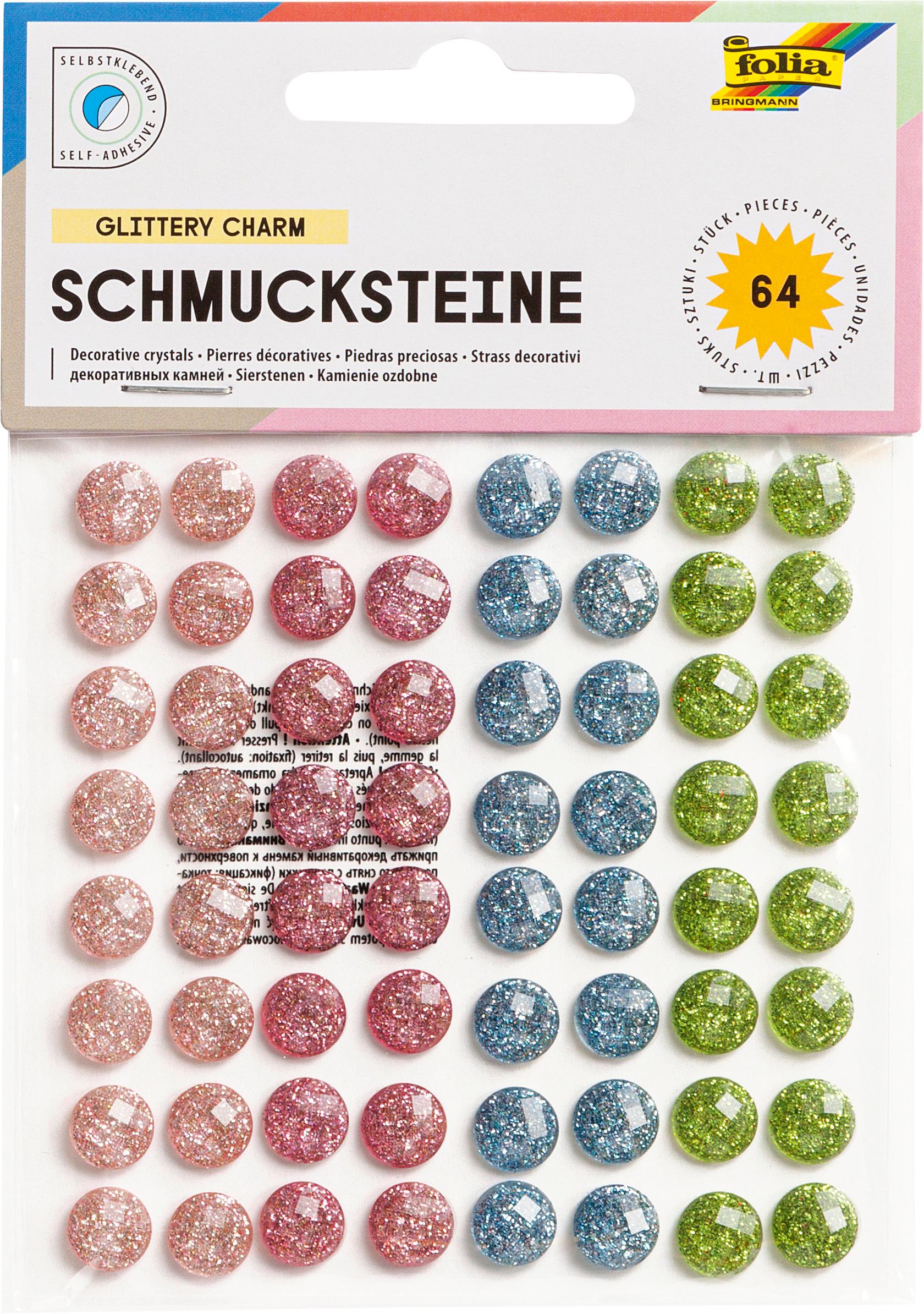 folia Schmucksteine selbstklebend sugar 64 Stück