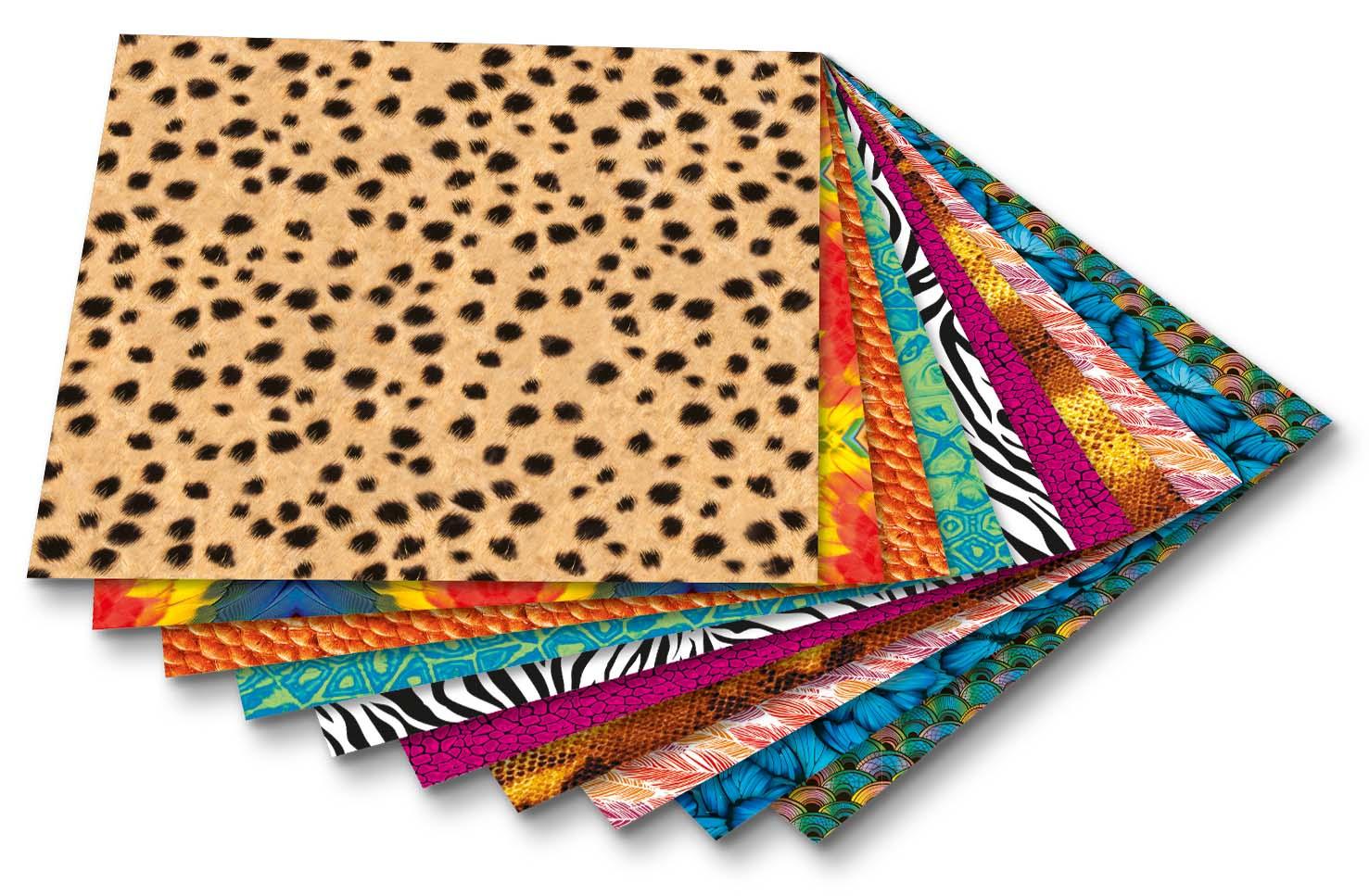 Produktbild folia Faltblätter Wildlife 50 Blatt 15 x 15 cm 2 von 4