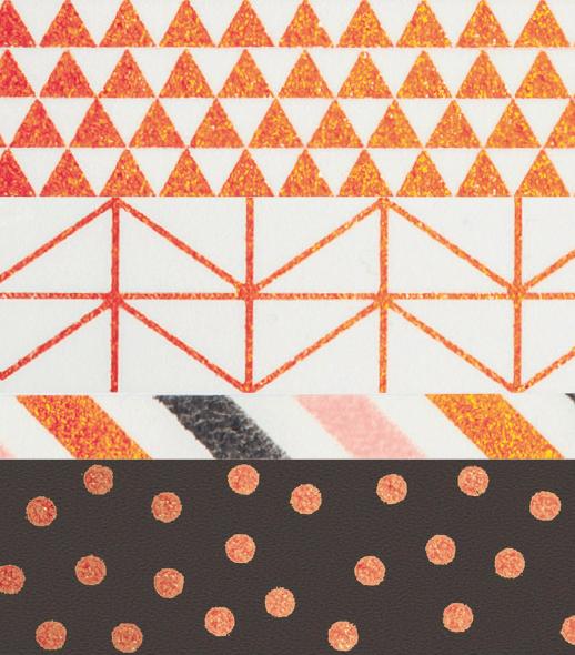 Produktbild folia Washi-Tape 4er Set HOTFOIL KUPFER 2 von 2