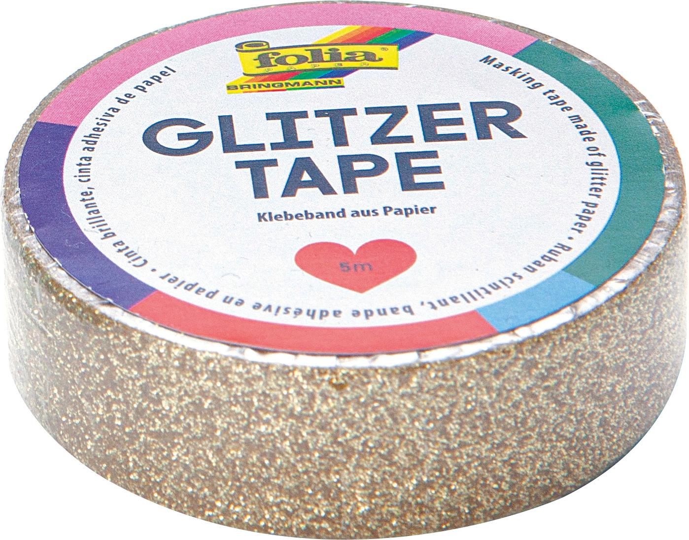 FOLIA Glitzer-Tape gold